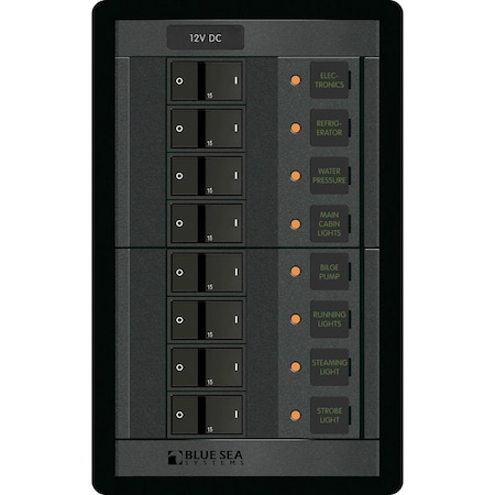 Blue Sea Systems 1200 12V DC 8 Position - Vertical 1200